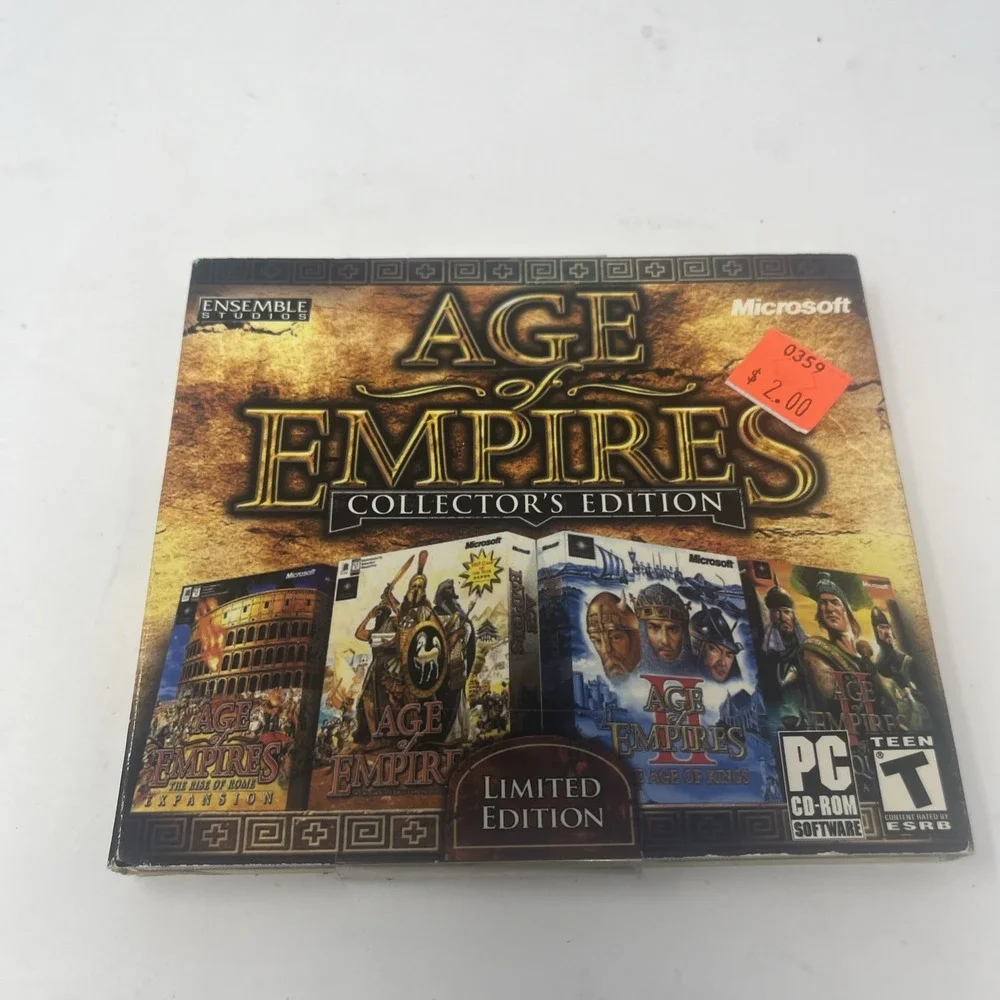 Age Of Empires Collector's Edition PC CD-ROM Limited Edition Microsoft 2006 NEW